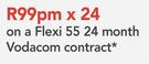 Vodacom Smart Speed VF795 Smartphone-On A Flexi 55