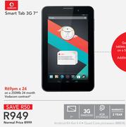 Vodacom Smart Tab 3G 7"-On A 250MB