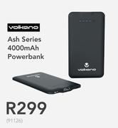 Volkano Ash Series 4000mAh Powerbank