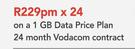 Samsung Galaxy Tab E(T561)-On A 1GB Data Price Plan