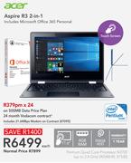 Acer Aspire R3 2-In-1-Each