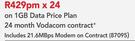 Lenovo G5080 Notebook-On 1GB Data Price Plan