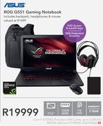 Asus ROG G551 Gaming Notebook