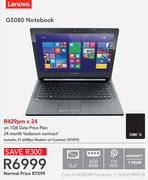 Lenovo G5080 Notebook-On 1GB Data Price Plan