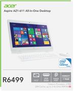 Acer Aspire AZ1-611 All-In-One Desktop