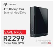 Seagate 4TB Backup Plus External Hard Drive
