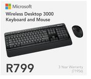Microsoft Wireless Desktop 3000 Keyboard and Mouse