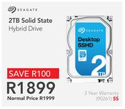 Seagate 2TB Solid State Hybrid Drive