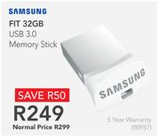 Samsung FIT 32GB USB 3.0 Memory Stick