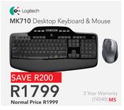 Logitech MK710 Desktop Keyboard & Mouse
