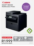 Canon Maxify MB2340 Multifunction Printer