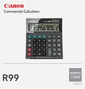Canon Commercial Calculator