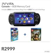PSVITA Console + 8GB Memory Card