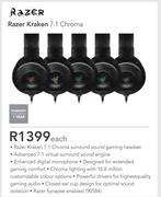 Razer Kraken 7.1 Chroma-Each