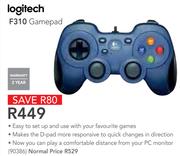 Logitech F310 Gamepad