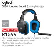 Logitech G430 Surround Sound Gaming Headset