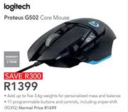 Logitech Proteus G502 Core Mouse