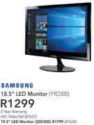 Samsung 18.5" LED Monitor 19D300
