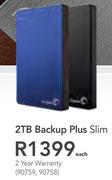Seagate 2TB Backup Plus Slim-Each