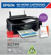 Epson L365 Multifunction Printer