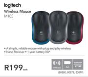 Logitech Wireless Mouse M185-Each