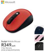 Microsoft Sculpt Mobile Mouse-Each
