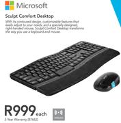 Microsoft Sculpt Comfort Desktop-Each