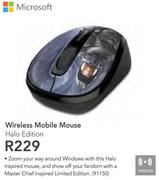 Microsoft Wireless Mobile Mouse Halo Edition