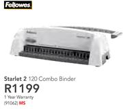 Fellowes Starlet 2 120 Combo Binder