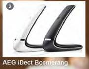AEG iDect Boomerang Design Dect Cordless Telephone