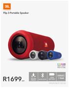 JBL Flip 3 Portable Speaker-Each