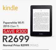 Kindle Paperwhite Wi-Fi 2015 Gen 7