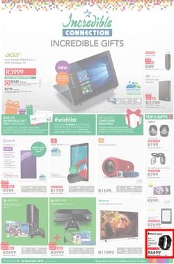 Incredible Connection : Incredible Gifts (16 Dec - 24 Dec 2015), page 1