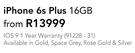 Apple iPhone 6S Plus 16GB
