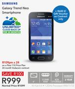 Samsung Galaxy Trend Neo Smartphone-On A Flexi 110 Price Plan