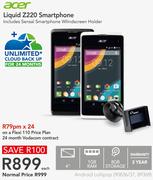 Acer Liquid Z220 Smartphone-On A Flexi 110 Price Plan