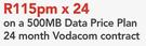 Lenovo Tab2 A7-30-On A 500MB Data Price Plan
