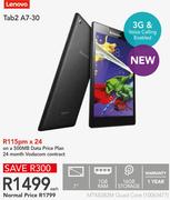 Lenovo Tab2 A7-30-On A 500MB Data Price Plan
