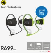 Sport Plus Earphones-Each