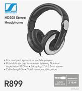 HD205 Stereo Headphones