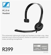 Sennheiser PC 21-II Headset
