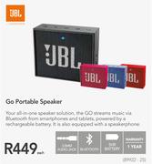 JBL Go Portable Speaker-Each