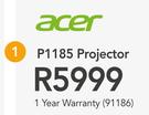 Acer P1185 Projector