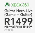 Xbox 360 Guitar Hero Live(Game+ Guitar)