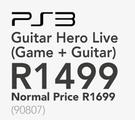 PS3 Guitar Hero Live(Game+ Guitar)