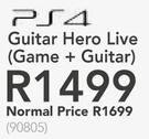 PS4 Guitar Hero Live(Game+ Guitar)