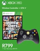 Xbox 360 Wireless Controller+ GTA V