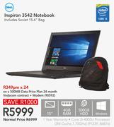 Dell Inspiron 3542 Notebook-On A 500MB Data Price Plan