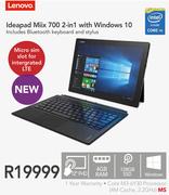 Lenovo Ideapad Miix 700 2-In-1 With Windows 10