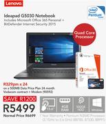Lenovo Ideapad G5030 Notebook-On A 500MB Data Price Plan